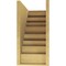 Ekena Millwork 10"W x 20"D x 20"H Classic Landon Rough Cedar Woodgrain TimberThane Corbel, Primed Tan CORUR10X20X20LANRCPR - alternate 4